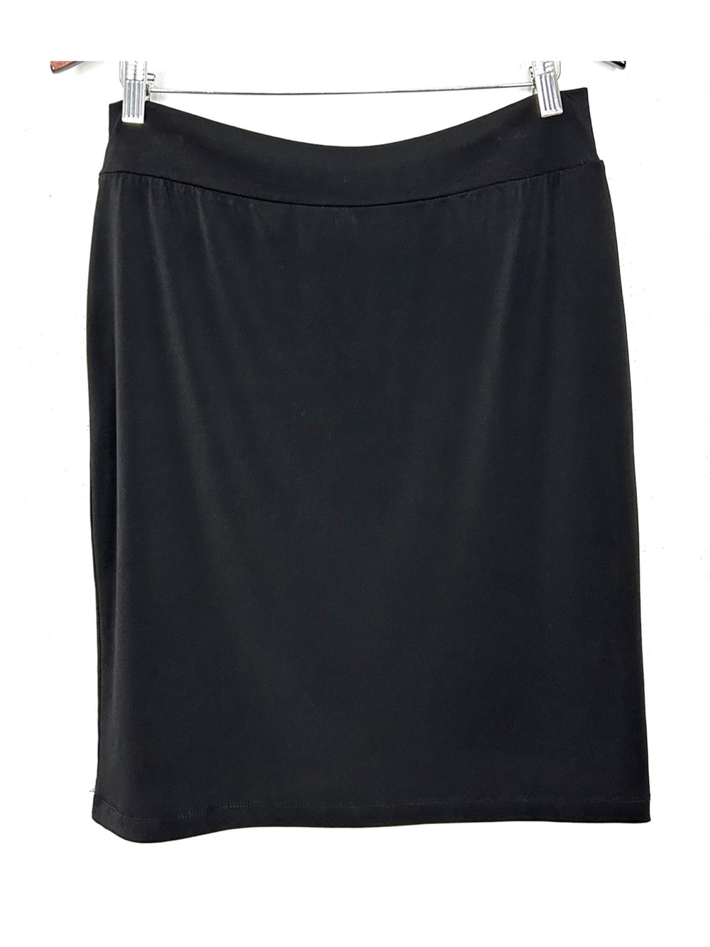 Clara Sun Woo Fluid Knit Pencil Skirt Women’s Size XL Pull On Stretch Travel